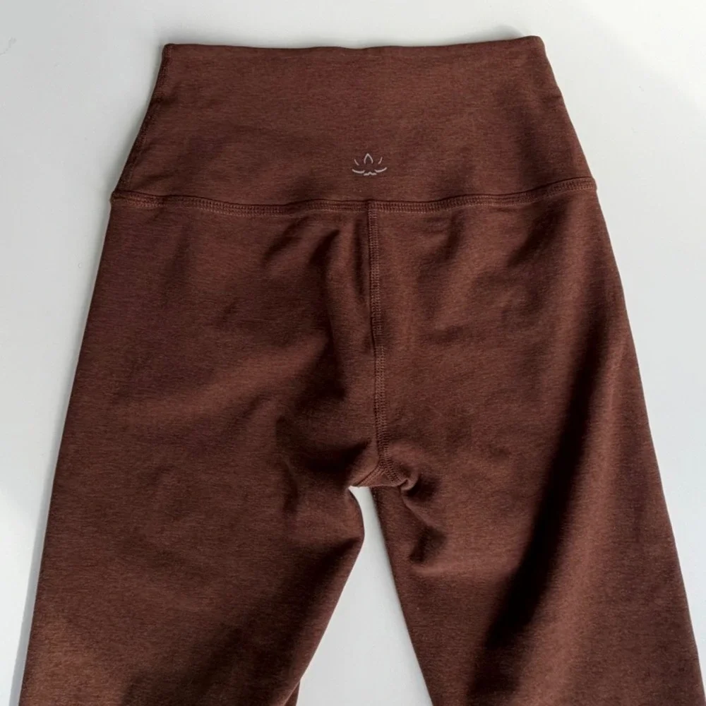 BEYOND YOGA Spacedye Leggings Brown High Waisted Women's Size Medium Yoga Gym - Picture 7 of 10